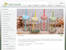 Tablet Screenshot of injoyglass.com